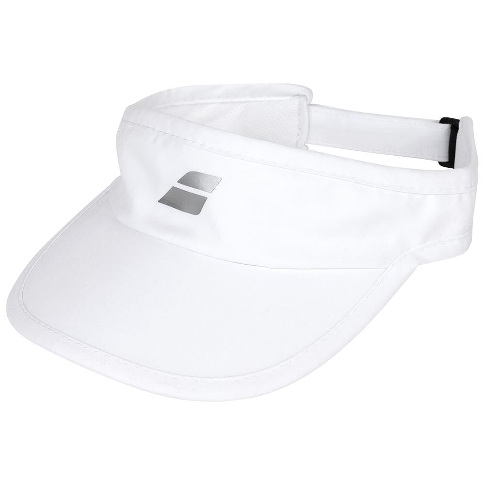 Babolat Logo Visor Hat - White Tennis Sun Hat for Men & Women - Perfect for Outdoor Sports, Running, Golf & Beach Activities