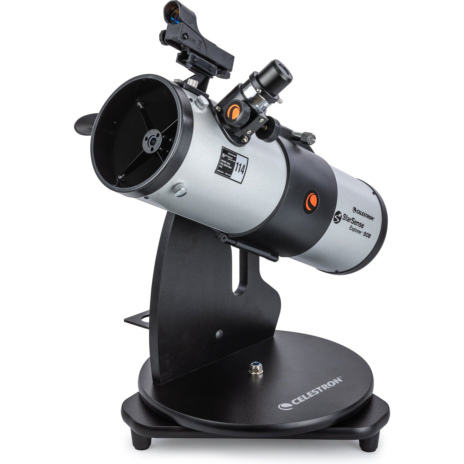 StarSense Explorer 114mm Smartphone App Enabled Tabletop Dobsonian Telescope - Portable Astronomy Telescope for Beginners & Kids, Perfect for Stargazing, Moon Observation & Backyard Astronomy