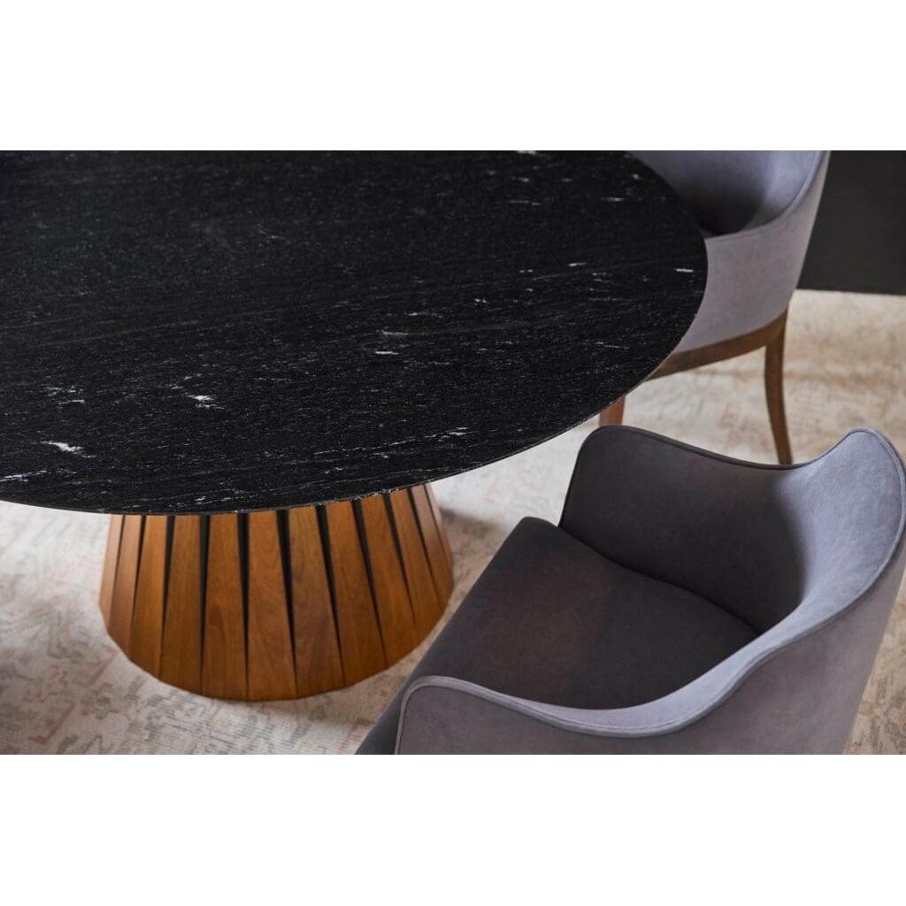 Cyan Design 11743 Bourbon Dining Table - Medium Brown & Black Finish - Perfect for Farmhouse, Rustic & Modern Dining Rooms