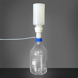 1 Liter Vacuum Funnel Filter System - BPA-Free Polypropylene with Stainless Steel Vacuum Port for Home Brewing, Distilling & Lab Use