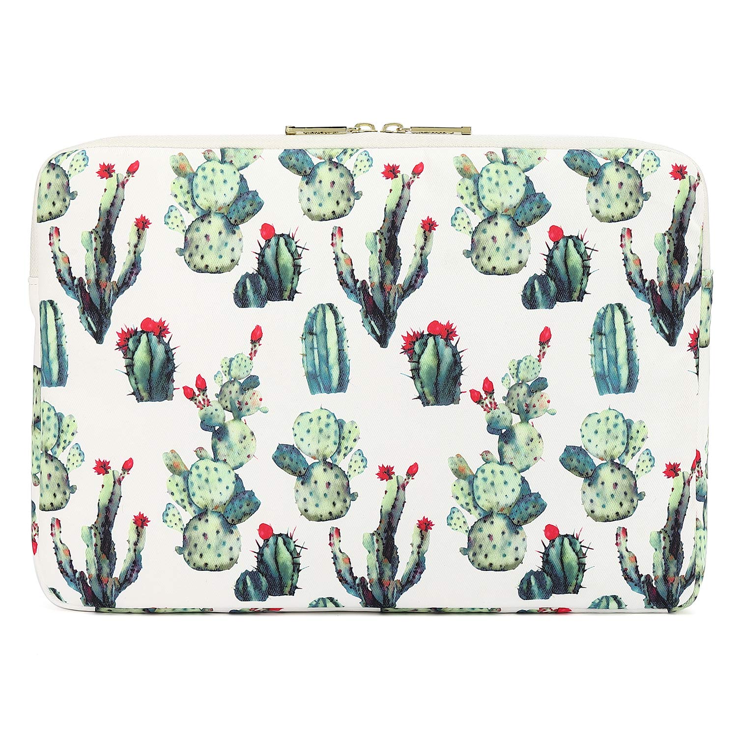 KAYOND 15-15.6 Inch Laptop Sleeve Case for MacBook Pro 15.4/16 & MacBook Air 15.4 - Water Resistant Shockproof Protective Bag with Cactus Design - Perfect for Travel, Office & School Use