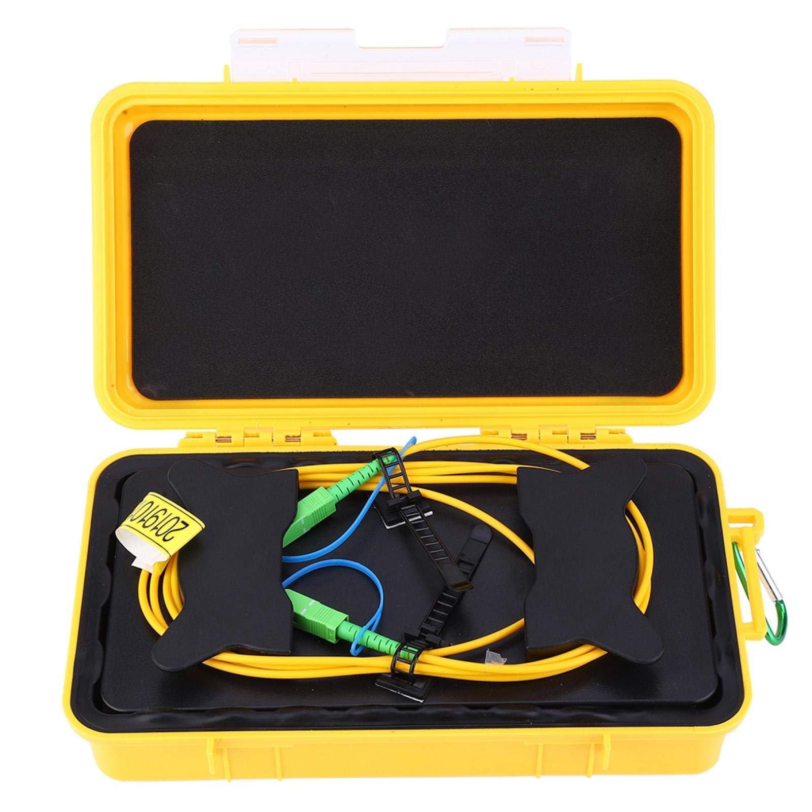 Professional OTDR Fiber Optic Tester with SC/APC-SC/APC 2km Launch Cable - Dead Zone Eliminator for Optical Fiber Network Testing | Perfect for Telecom Engineers & Field Technicians