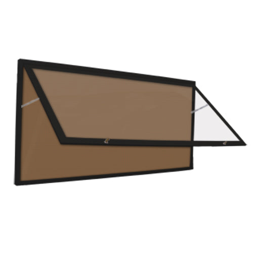 24x96 Extra Large Outdoor Enclosed Bulletin Board SwingCase (Single Door) - Weatherproof Message Board for Schools, Offices & Community Centers - Perfect for Announcements, Events & Public Notices