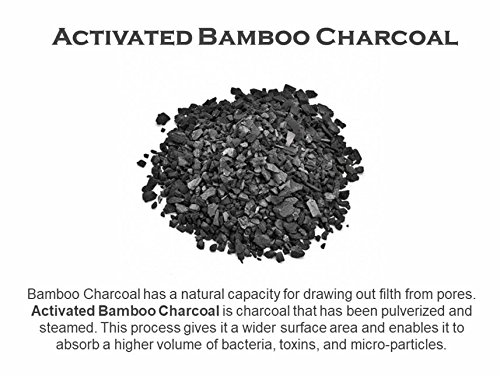 Detoxifying Charcoal Soap Bar with Shea Butter & Cocoa Butter - Activated Bamboo Charcoal for All Skin Types | Deep Cleansing & Exfoliating | Perfect for Acne-Prone Skin & Body Detox