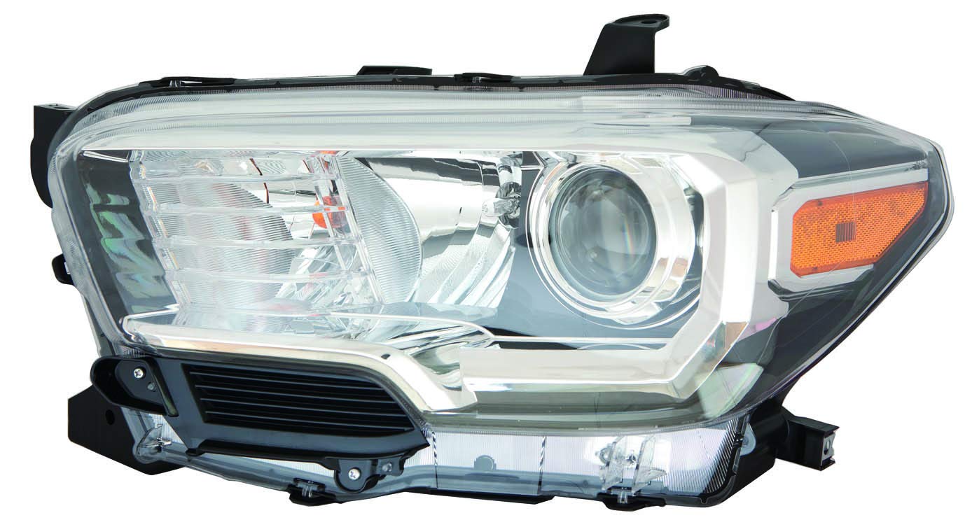 2018 Toyota Tacoma Driver Side Halogen Headlight Replacement - Left Side Lamp for Improved Night Visibility & Safety