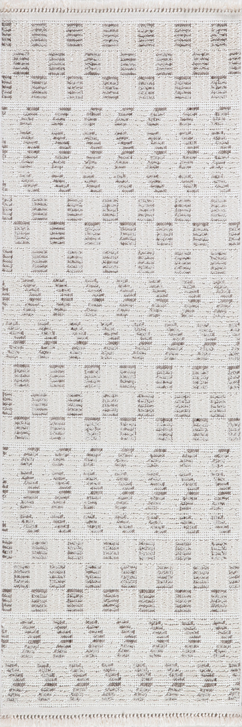 Stylish Aliyah Geometric Area Rug in Ivory - Perfect for Living Room, Bedroom & Home Decor