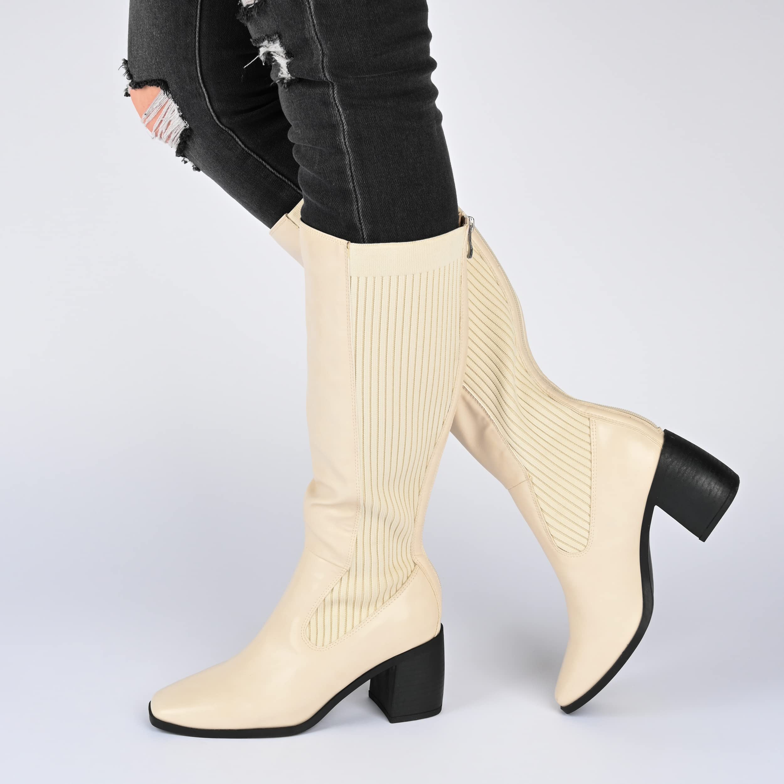 WINNY Extra Wide Calf Boots for Women – Comfortable & Stylish Wide Width Boots for Work, Casual Wear & Outdoor Activities