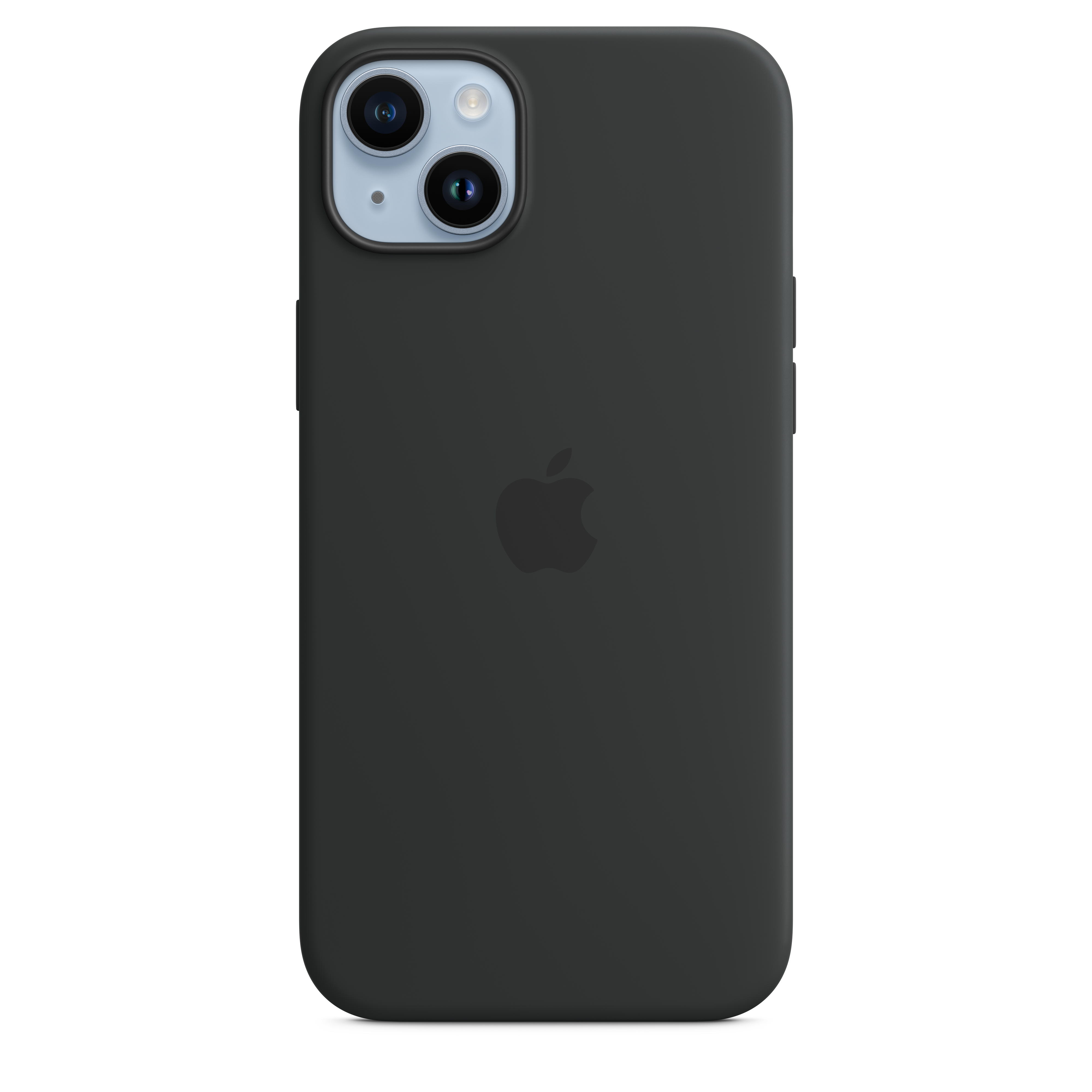 Magnetic Silicone Case for iPhone 14 Plus with MagSafe - Midnight Black | Slim Protective Cover for Everyday Use & Wireless Charging