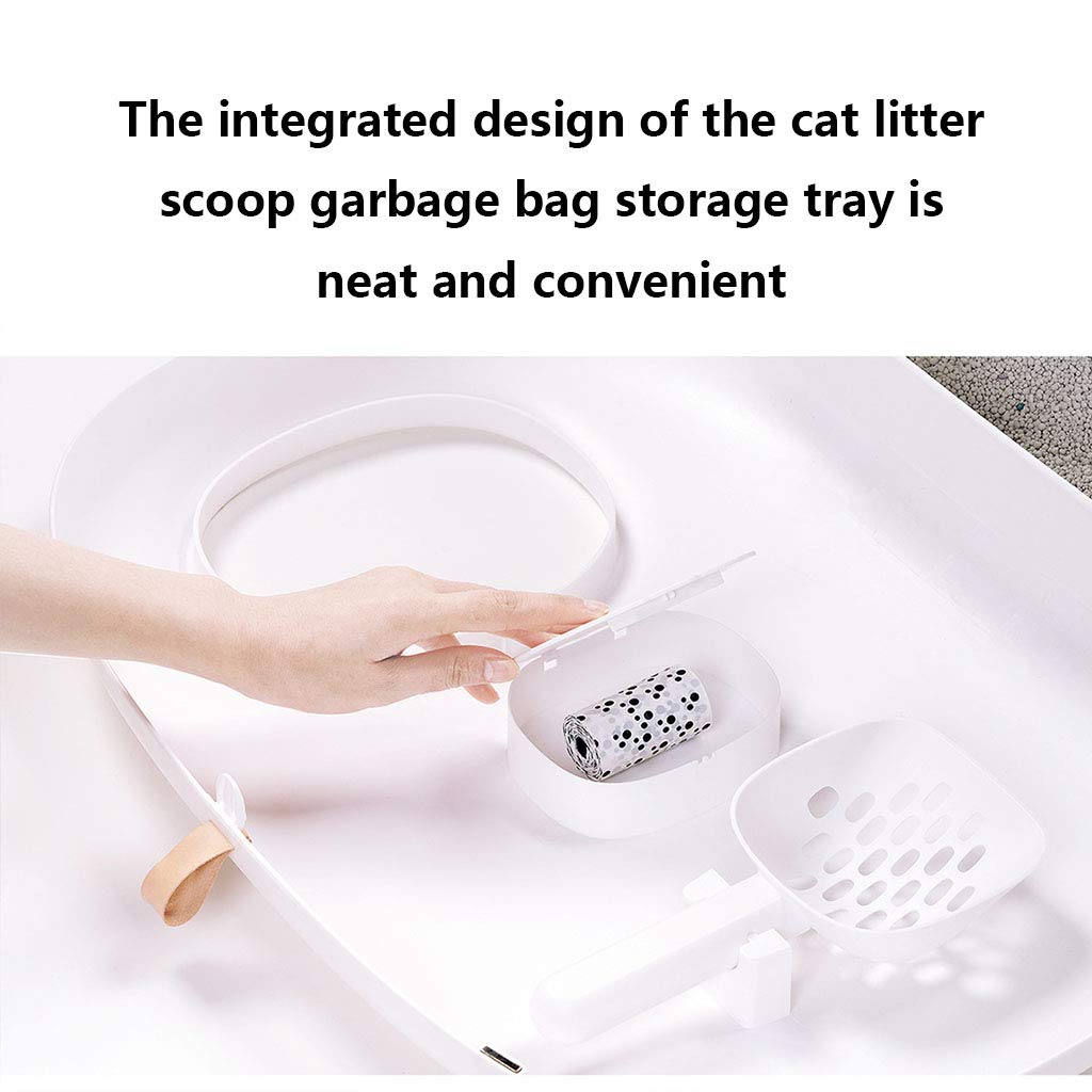Enclosed Cat Litter Box with Odor Control | Automatic Self-Cleaning Litter Box | No Sand Leakage | Perfect for Small Spaces & Multi-Cat Homes