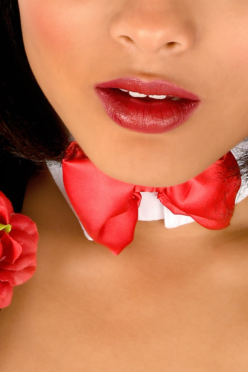 Stylish Magician Collar with Adjustable Bow Tie - Perfect for Magic Shows, Cosplay & Halloween Costumes