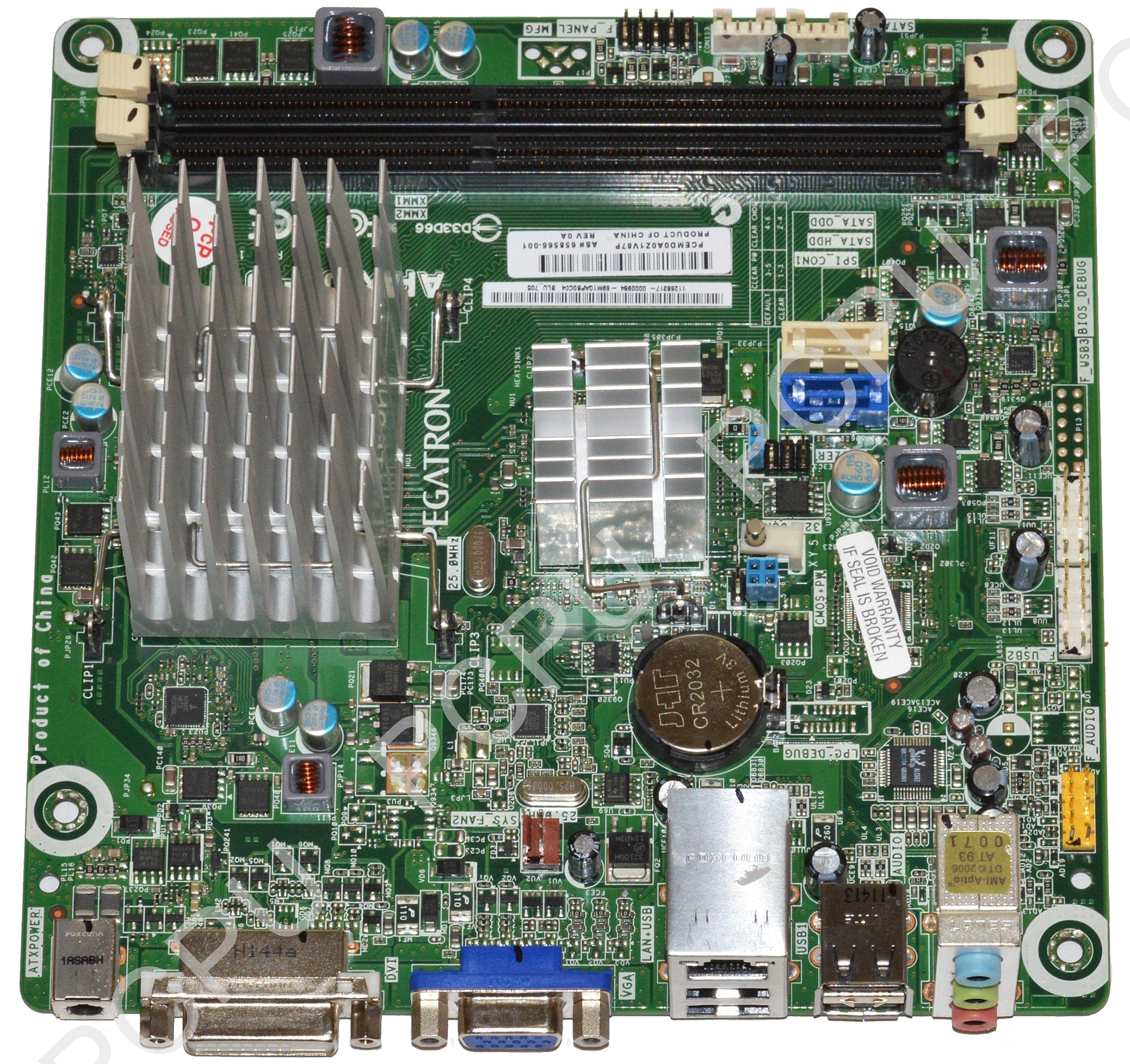 HP P2-1049 Desktop Motherboard with AMD E450 1.66GHz CPU - 658566-001 Replacement Part for HP Desktop Computers | Perfect for PC Repair, Upgrades & DIY Builds
