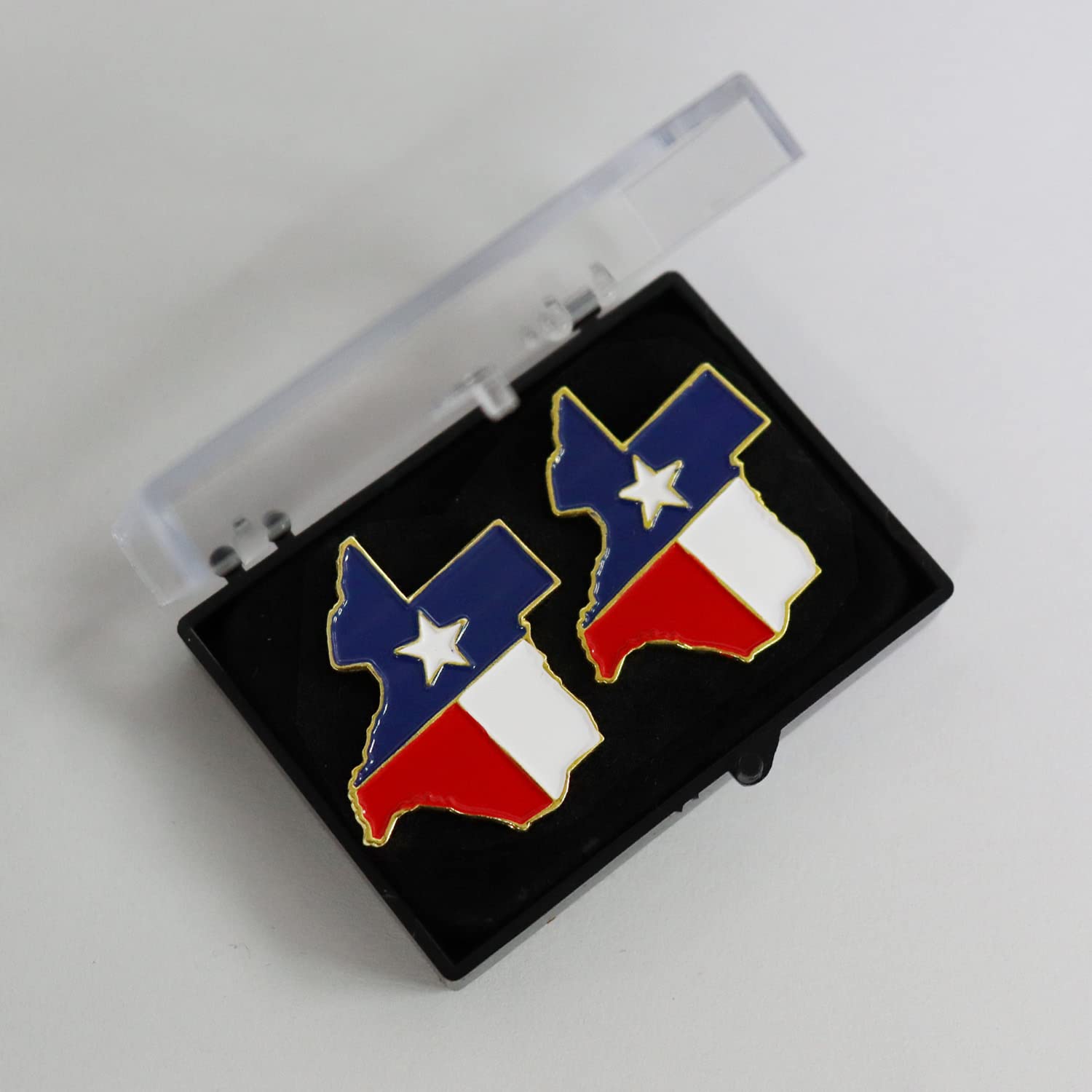 12/24/100 Pack Texas State Lapel Pins - Waving Flag Patriotic Texan Map Metal Pins Bulk - US Souvenir Gift for Veterans Day, Political Events & Texas Pride Collection