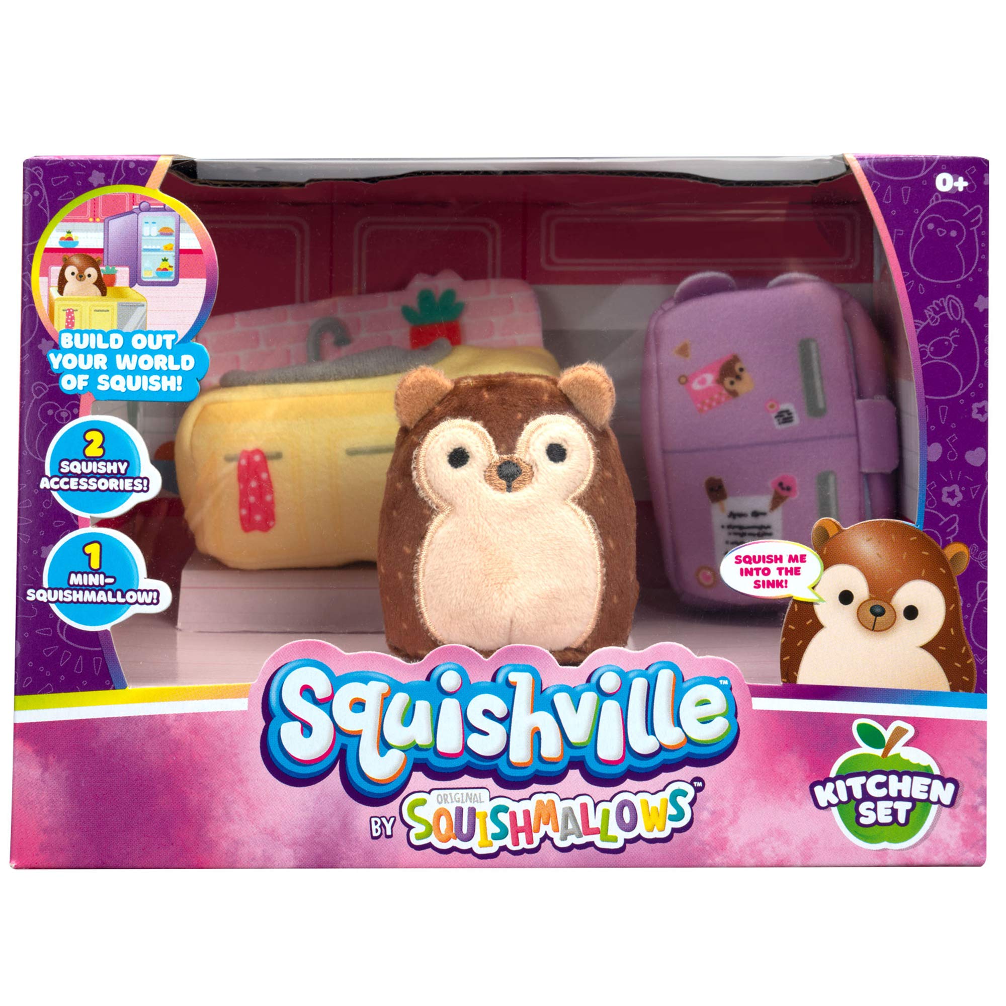 Squishville Accessory Set - Mini Kitchen Playset for Kids | Dollhouse Cooking Toys | Perfect for Pretend Play, Birthday Gifts & Collectibles