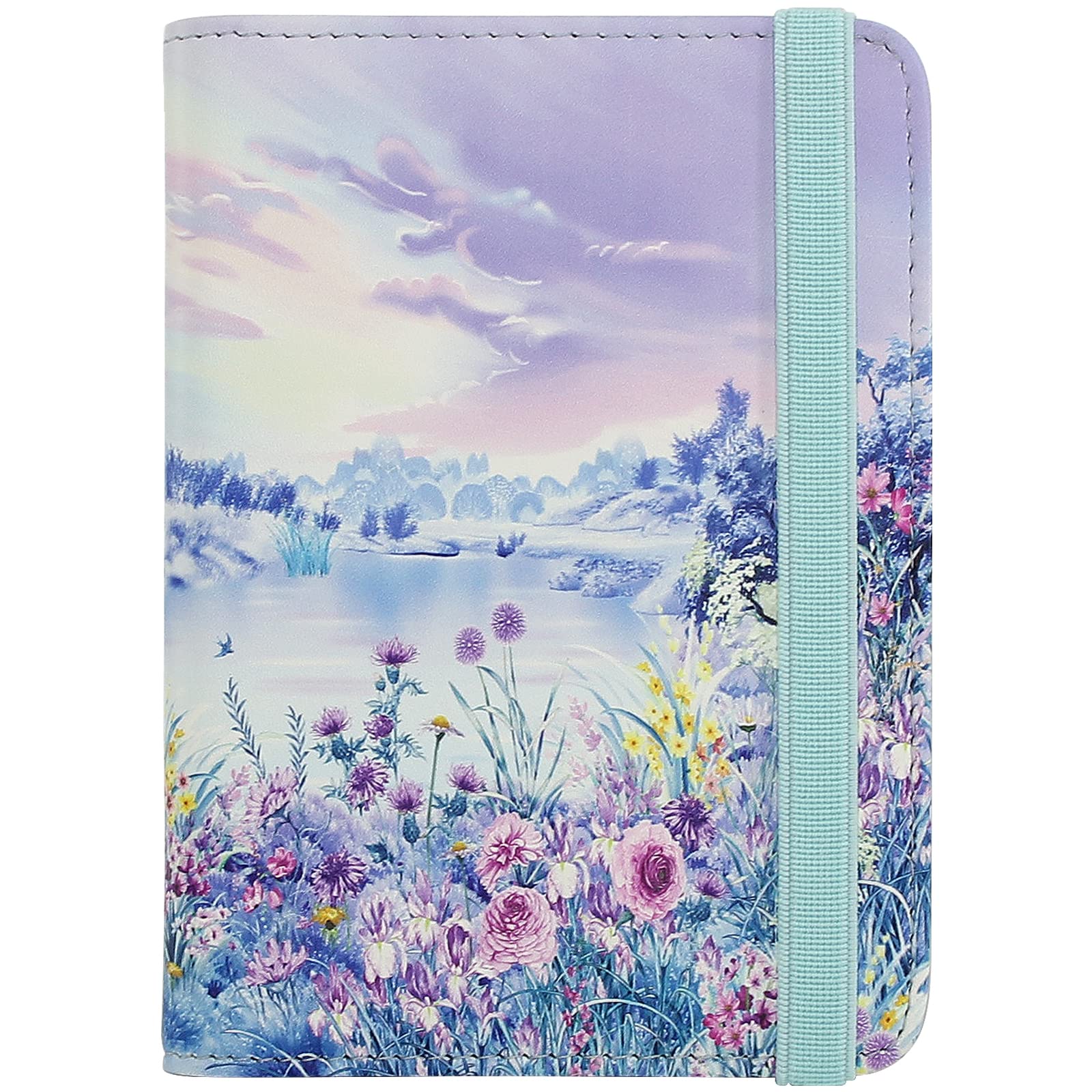 ZOPPEN RFID Blocking Passport Holder Wallet for Women & Men - Travel Document Organizer with Lavender Cover | Perfect for Airports, Vacations & Business Trips