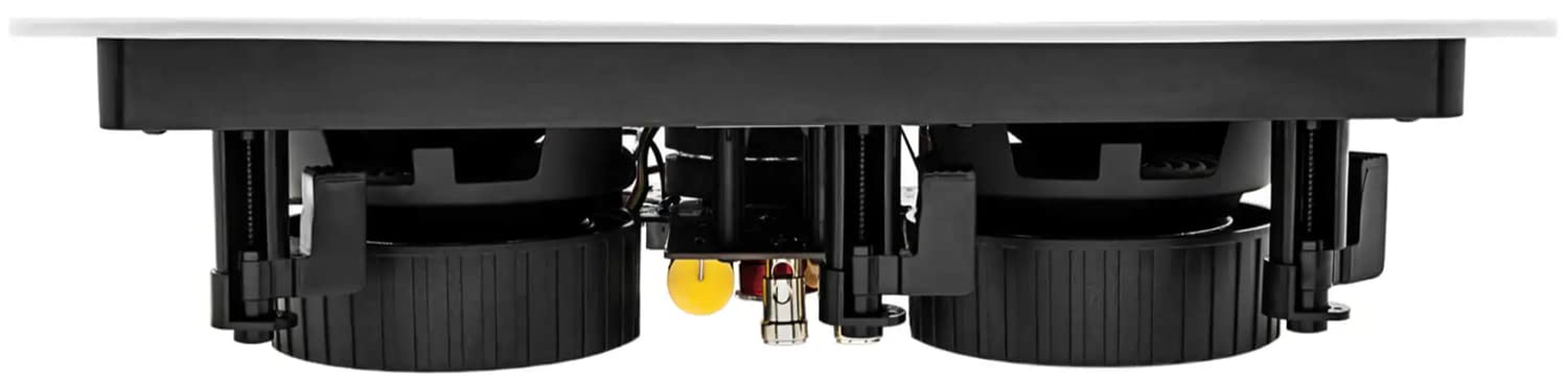 Earthquake Sound EWS530C Edgeless Series 3-Way Carbon Fiber In-Wall LCR Speaker with Magnetic Grille - High Performance Home Theater Audio (Black, Single) - Perfect for Living Rooms, Home Cinemas, and Multi-Room Audio Systems