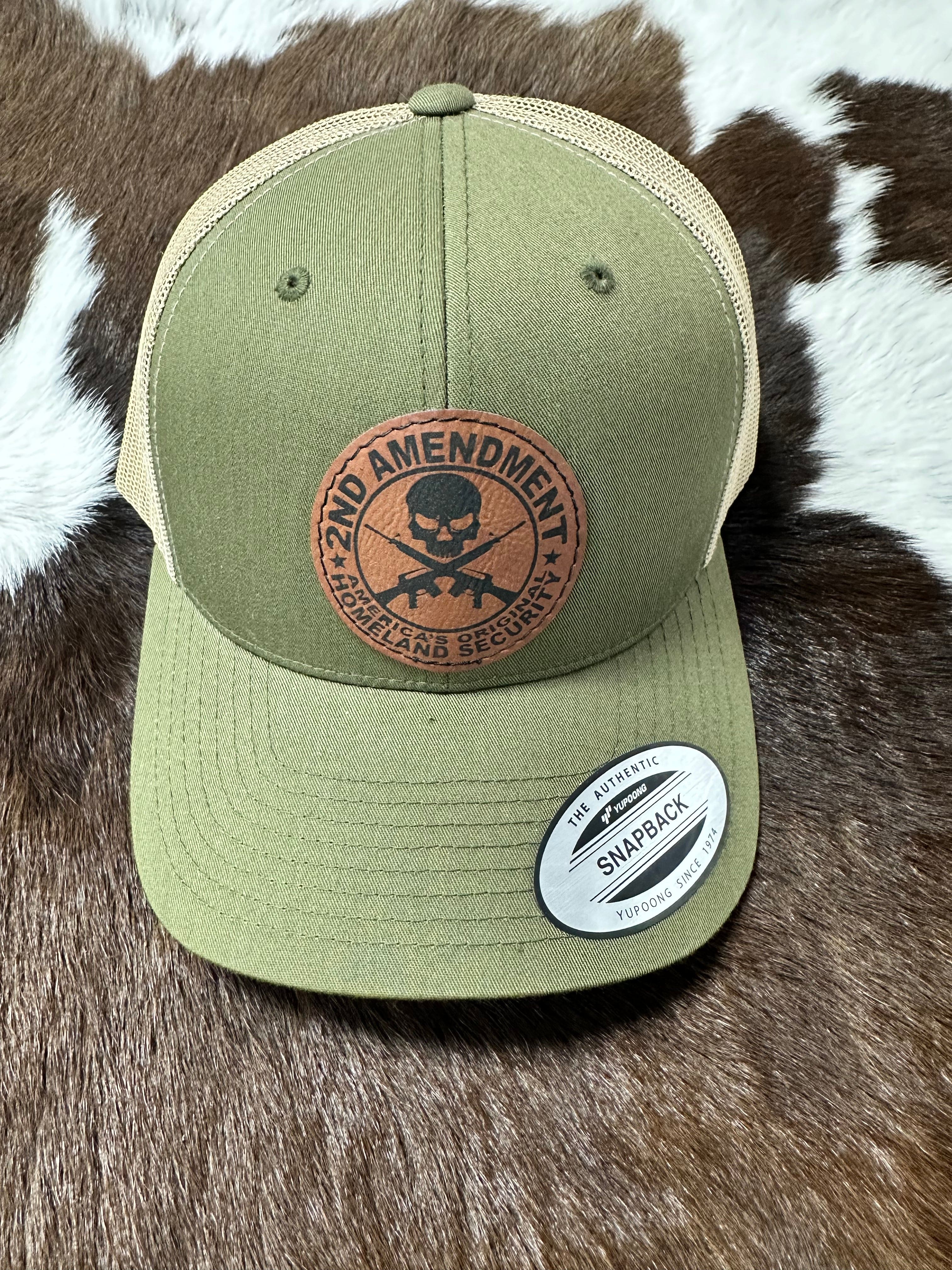 Men's Second Amendment Baseball Cap - Patriotic American Flag Hat for Gun Rights Supporters | Perfect for Outdoor Activities, Hunting, and Political Rallies