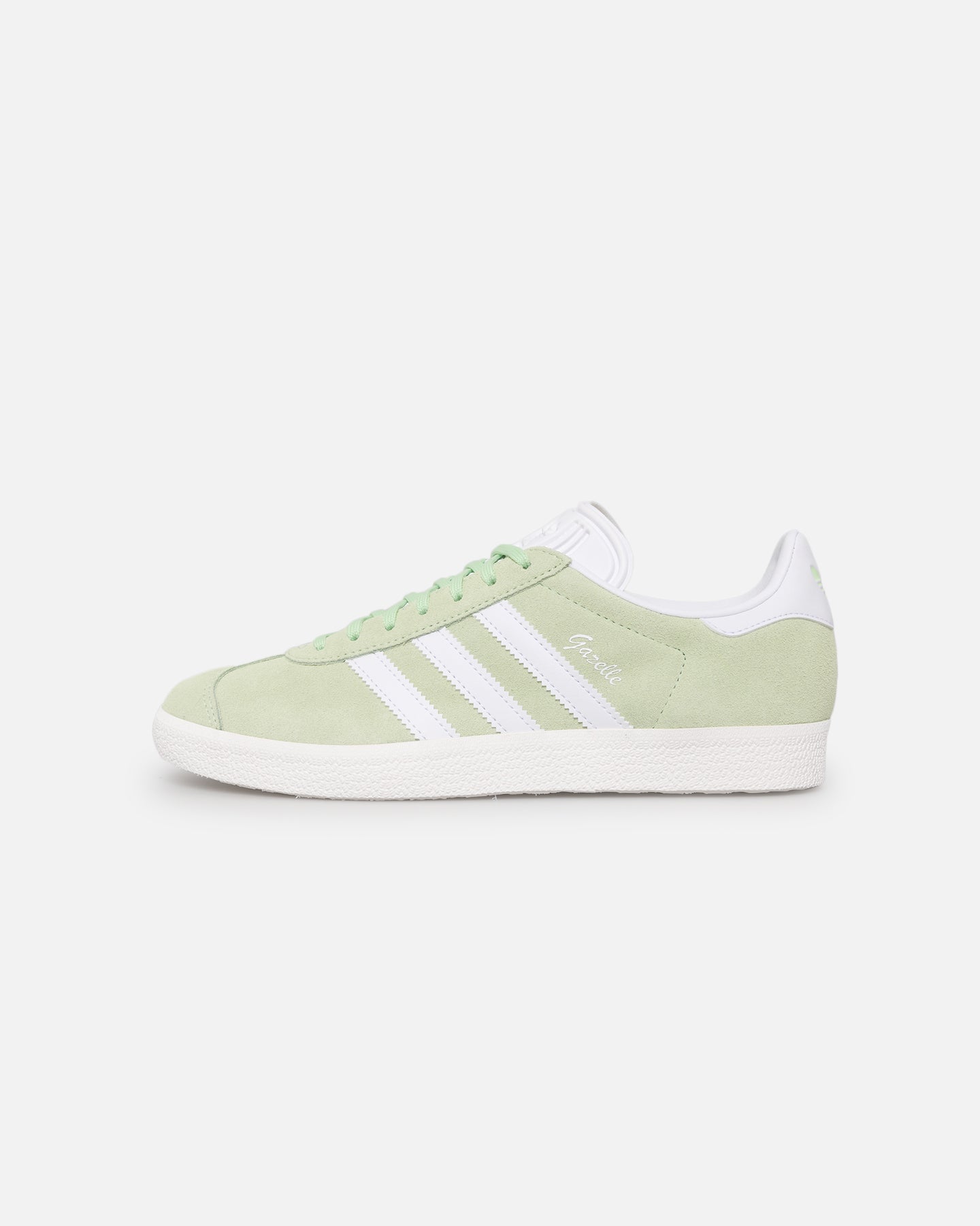 Adidas Women's Gazelle Sneakers - Green & White Retro Running Shoes for Women | Comfortable Casual Walking & Gym Workout Shoes
