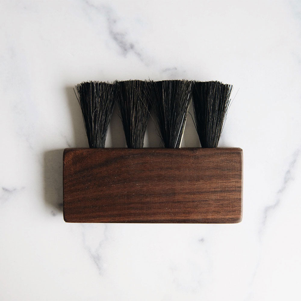 Premium Medium Wooden Counter Brush No. MT0996 - Natural Wood Handle Cleaning Brush for Kitchen Countertops, Sinks & Bathroom Surfaces - Perfect for Daily Home Cleaning & Stain Removal