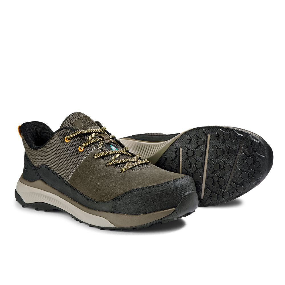 Kodiak Quicktrail Leather Men's Composite Toe Work Safety Athletic Shoes 835CFS Fossil - Durable & Comfortable for Construction, Hiking & Outdoor Work