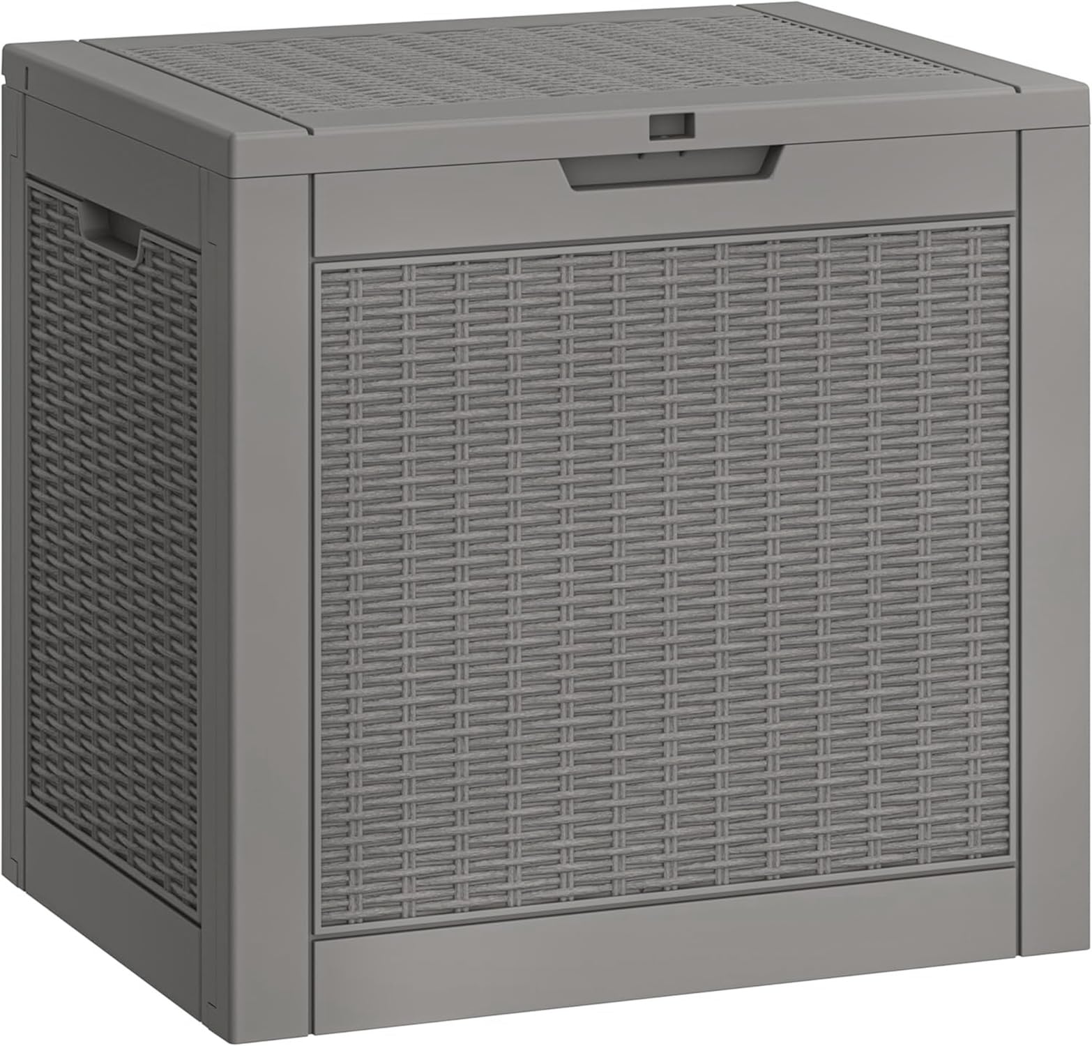 31 Gallon Waterproof Outdoor Deck Box - Lockable Resin Storage Container for Garden Tools, Supplies & Patio Accessories | Perfect for Backyard, Deck & Poolside Organization