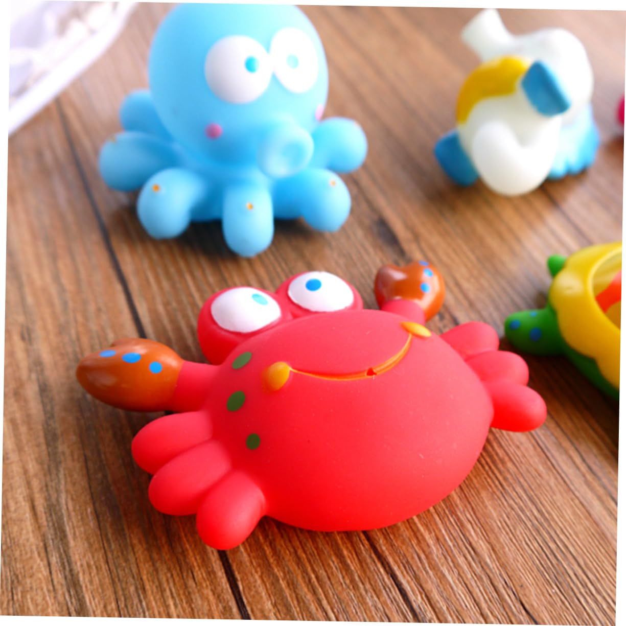 HEMOTON 18-Piece Ocean Animal Bath Toys Set - Colorful Sea Creature Bathtub Toys for Kids, Water Play & Sensory Development - Perfect for Toddler Bath Time, Pool Party & Learning Fun
