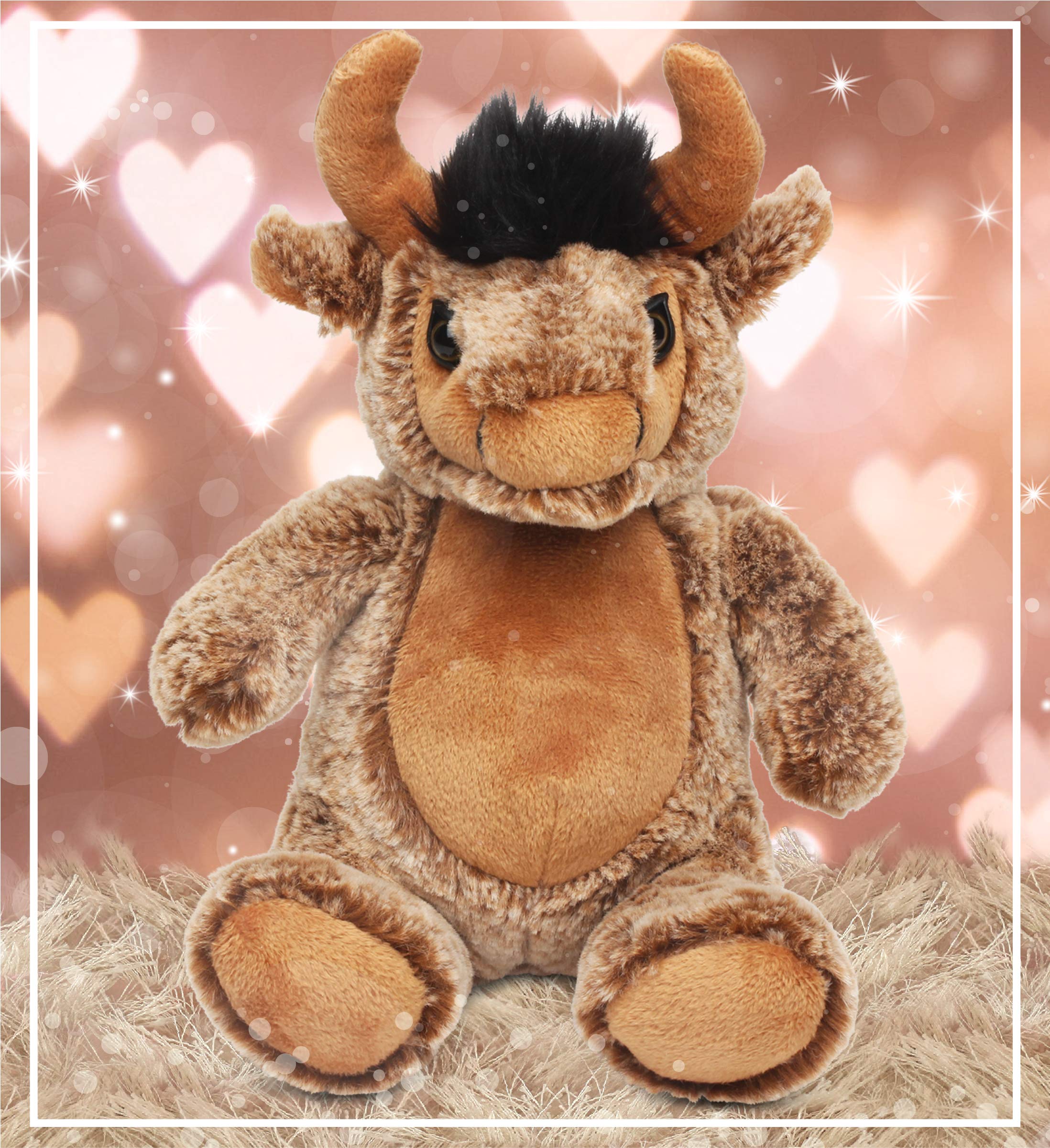 Puzzled DolliBu Soft Plush Buffalo Stuffed Animal - 9