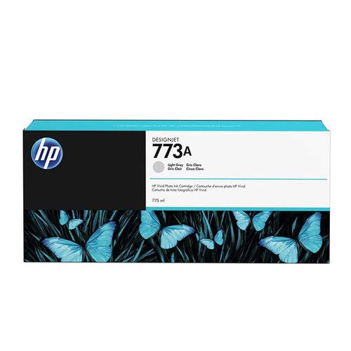 Original HP 773A 775ml Light Gray Toner Cartridge - High Yield Replacement for HP Printers | Ideal for Home & Office Printing