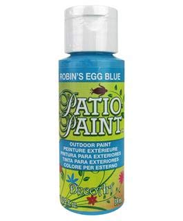 Robin's Egg Blue Patio Paint - 2oz Outdoor Furniture Paint for Wood, Metal & Concrete - Perfect for DIY Home & Garden Projects