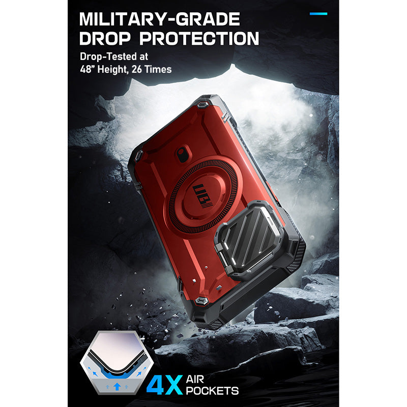 iPhone 15 Pro Max 6.7 Inch Unicorn Beetle MAG XT MagSafe Case - Shockproof Protective Cover with Military-Grade Drop Protection, Wireless Charging Compatible, Metallic Red - Perfect for Outdoor Adventures & Daily Use