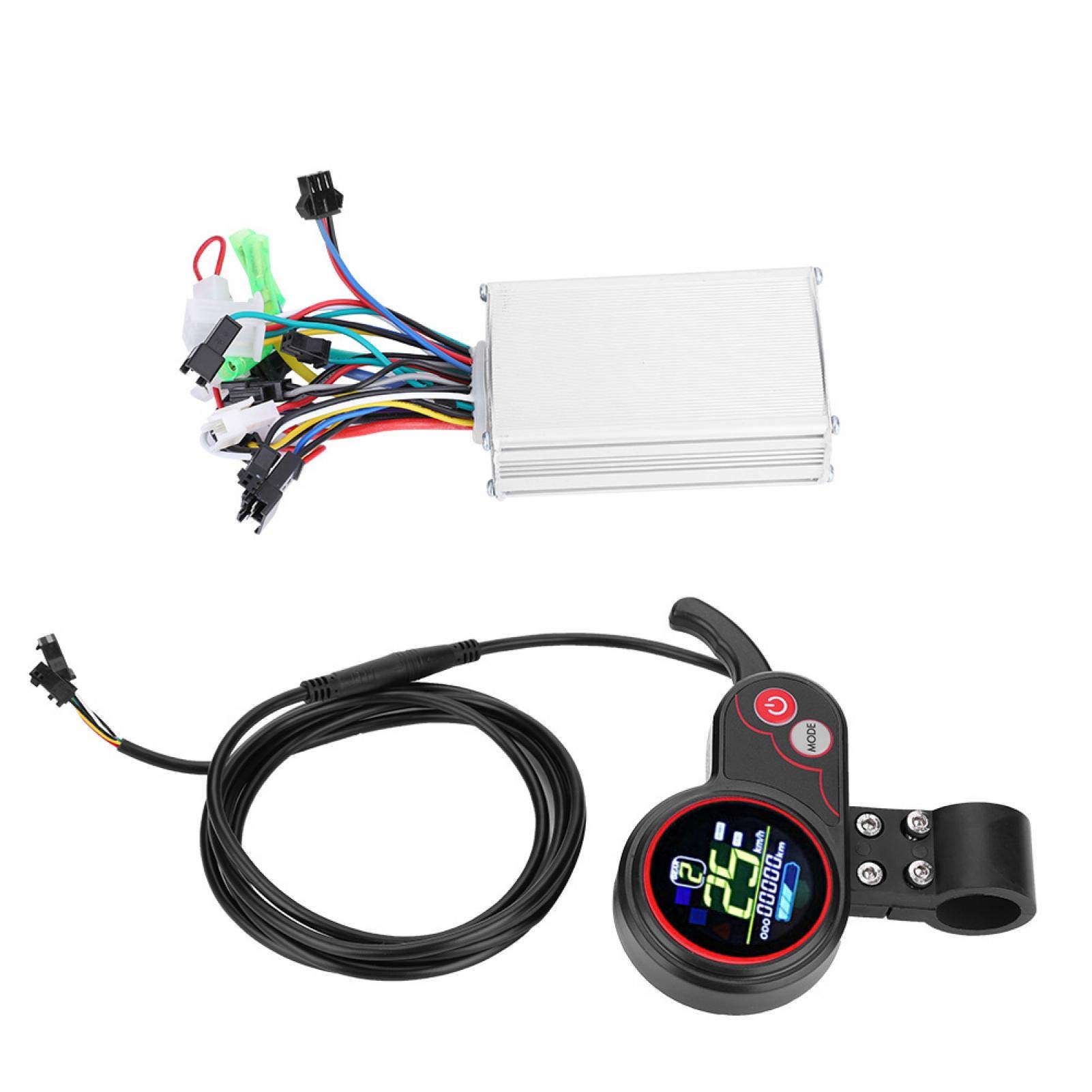 EVTSCAN Waterproof Motor Controller with LCD Display for E-Bikes & Scooters