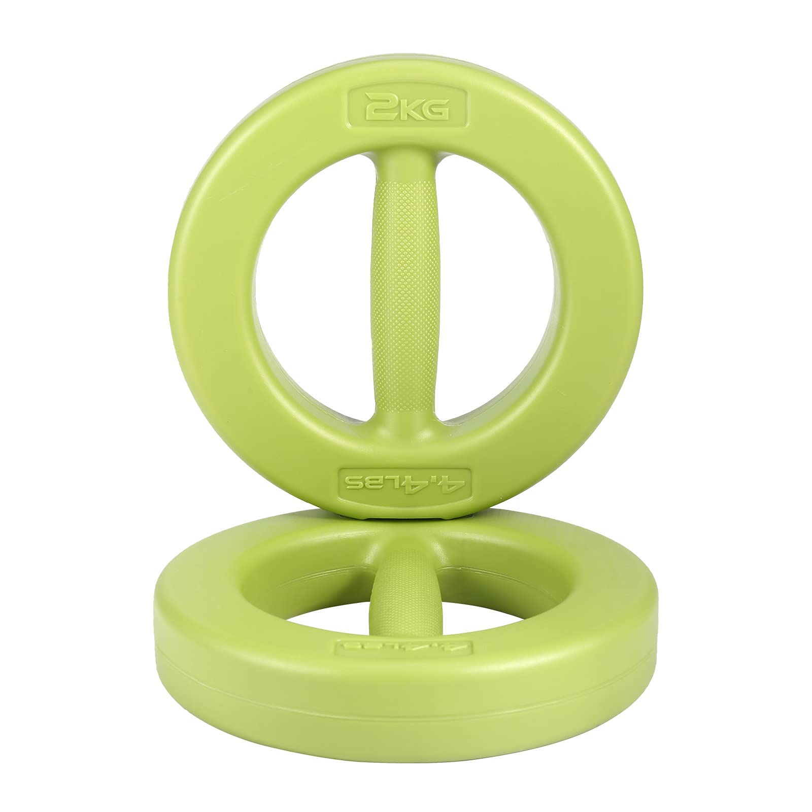 1KG/2KG Green Dumbbell Set for Women - Lightweight Home Gym Equipment for Strength Training, Toning & Fitness - Perfect for Yoga, Pilates & Home Workouts