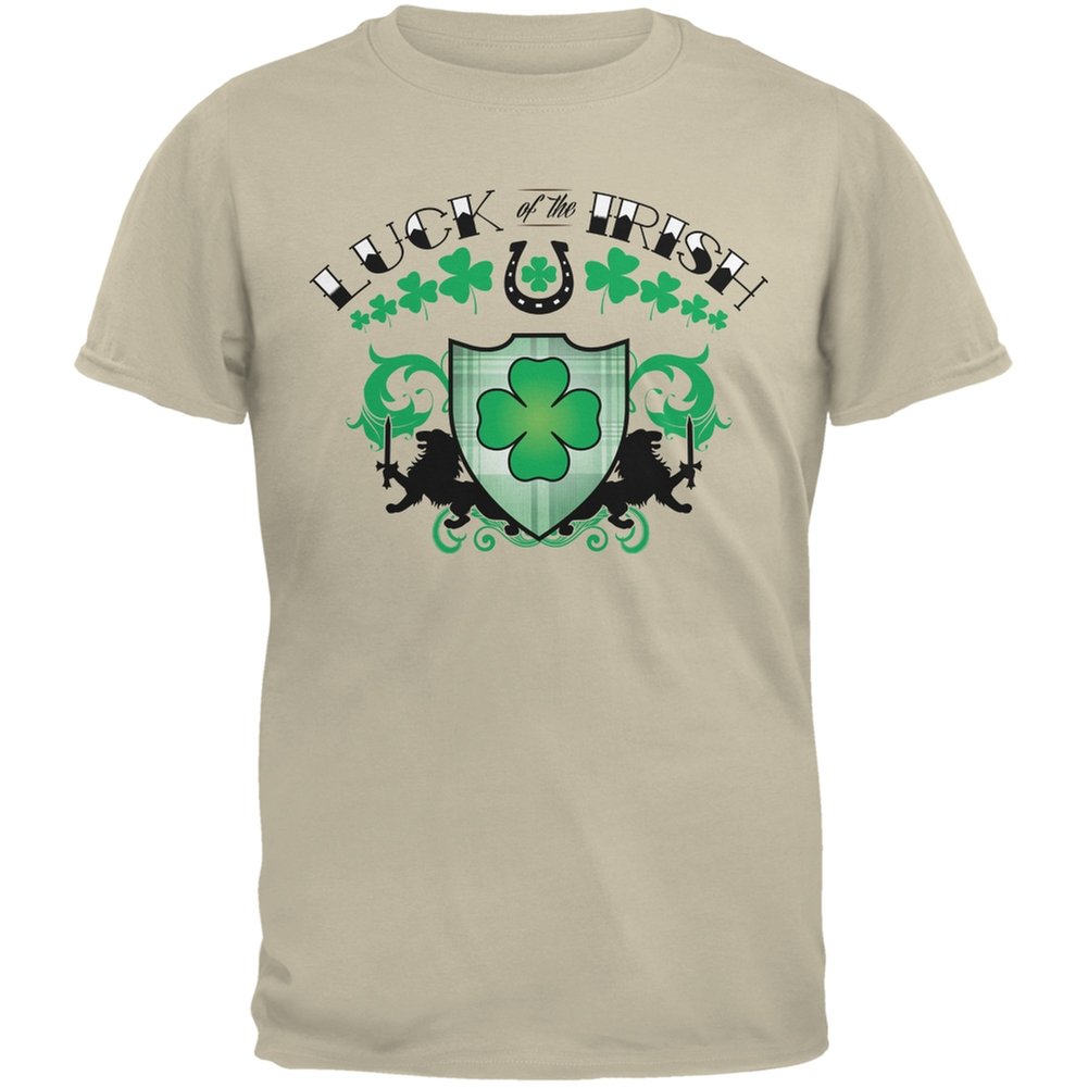 Old Glory St. Patrick's Day T-Shirt - Lucky Irish Shamrock Print Adult Tee for Men & Women | Perfect for Irish Pub Crawls, St. Paddy's Day Parties & Celtic Festivals