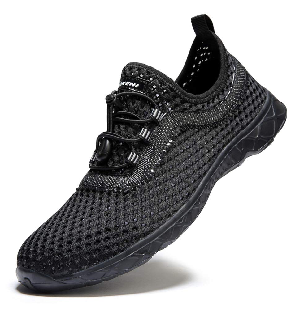 SUOKENI Men's Quick-Dry Slip-On Water Shoes for Beach, Swimming, Surfing & Water Sports - Lightweight Aqua Shoes for Pool, Boating, and Outdoor Activities