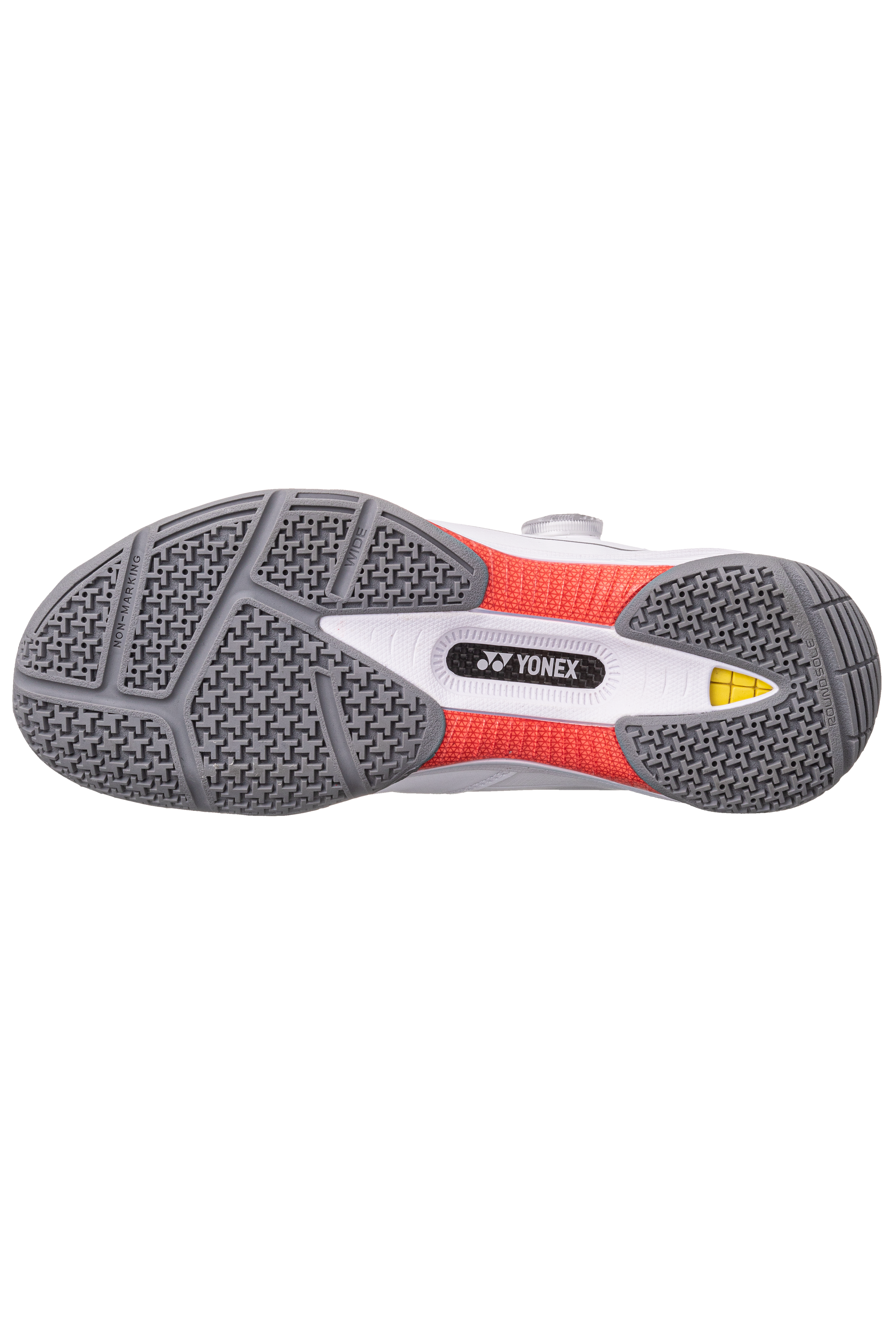 Yonex Power Cushion 88 Dial 2 Wide Badminton Shoes - Matte White - Comfort & Support for Competitive Play - Perfect for Court Sports & Training