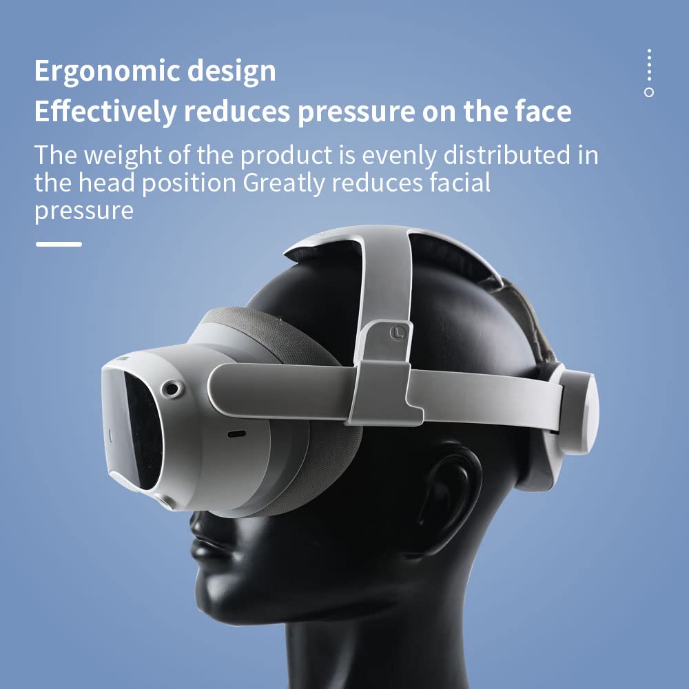 Pico4 Head Strap with High Elasticity - Comfortable & Lightweight VR Headset Accessory for Weight Reduction & Pressure Relief - Perfect for Long Gaming & VR Sessions