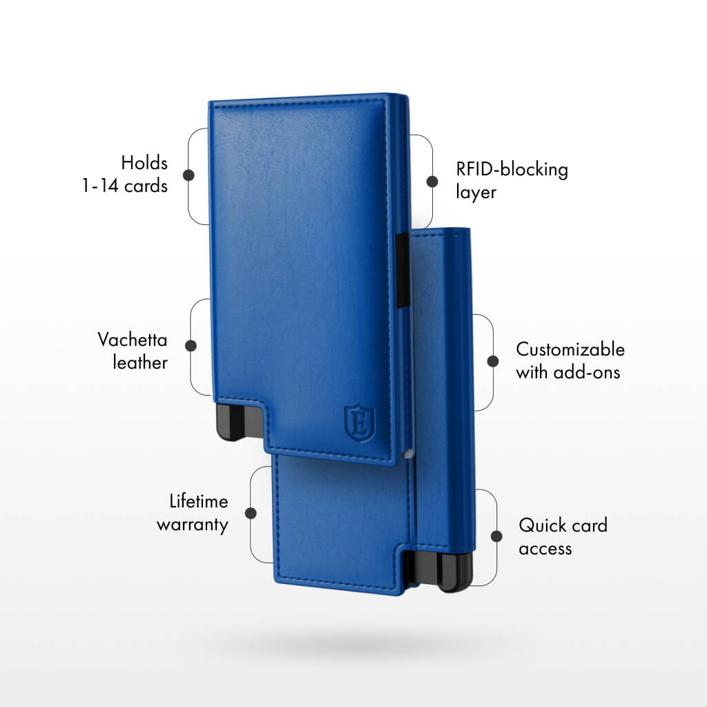 Ekster Pro RFID Blocking Wallet - Slim Minimalist Front Pocket Wallet for Men with Money Clip & Card Holder - Perfect for Travel, Business & Everyday Use
