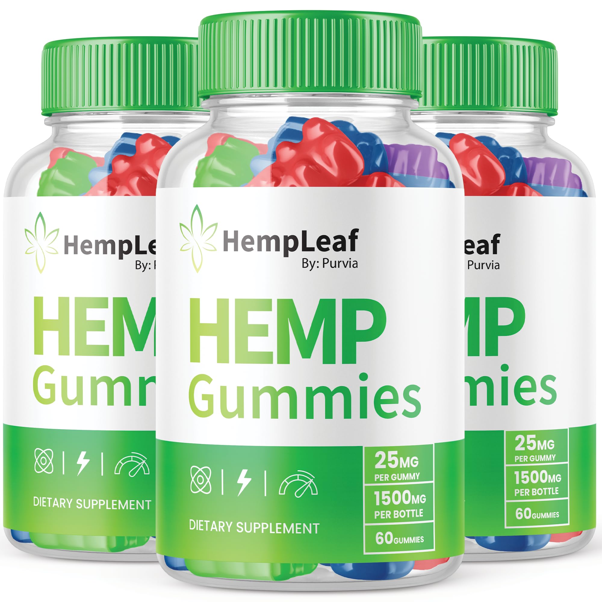 (3 Pack) Premium Hemp Leaf Gummies with Hemp Extract - Official Formula, Advanced Strength Zen Performance Blend, Maximum Strength 180 Gummies for Stress Relief & Relaxation - Perfect for Daily Wellness, Yoga & Meditation Support