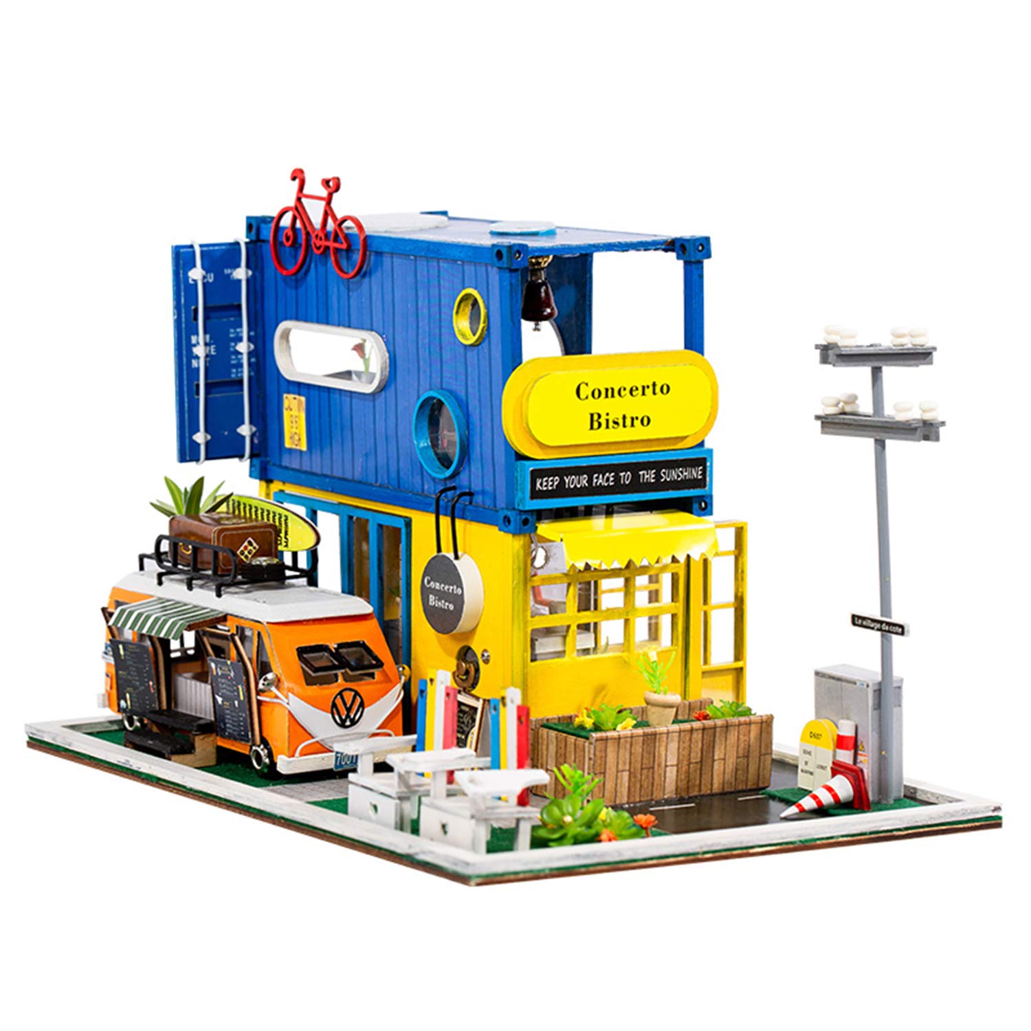 DIY Wooden Kids Dollhouse Toy - Creative Miniature House Assembly Kit for Children, Birthday Gift for Girls & Boys - Perfect for Pretend Play, Room Decor & Educational Fun