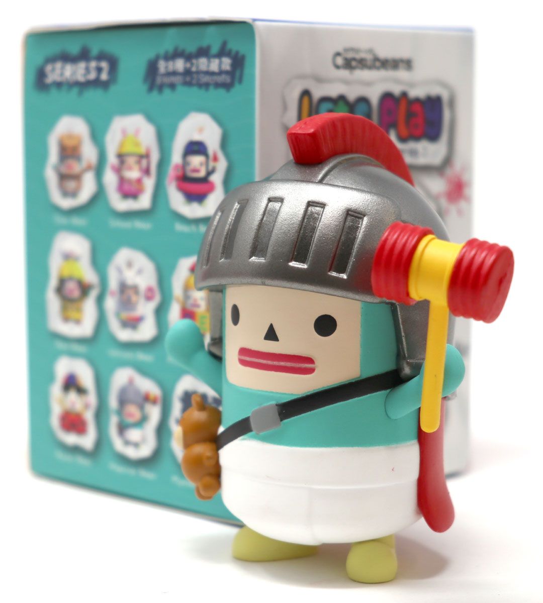 Capsubeans Series 2 Let's Play Display (8pcs) - Fun Collectible Toy Figures for Kids & Adults - Perfect for Display, Playtime, and Gift Giving