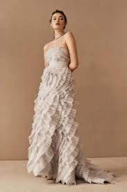 BHLDN Bexley Pleated Fantasy Gown - Elegant Wedding Dress for Brides, Prom & Formal Events