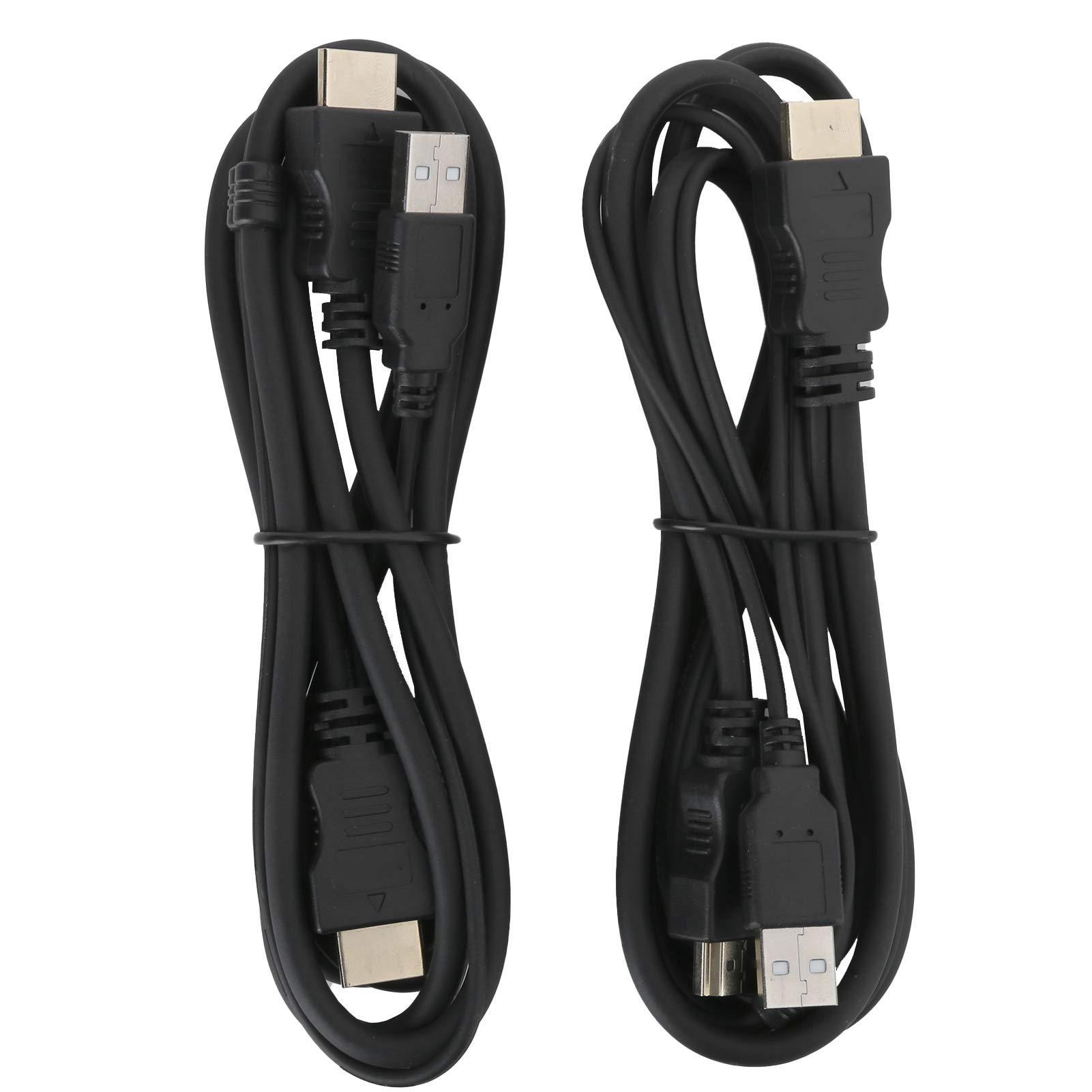 2-in-1 USB KVM Switch for Dual Monitor 4K/30Hz - PC Keyboard Mouse Printer Control - Home & Office Use