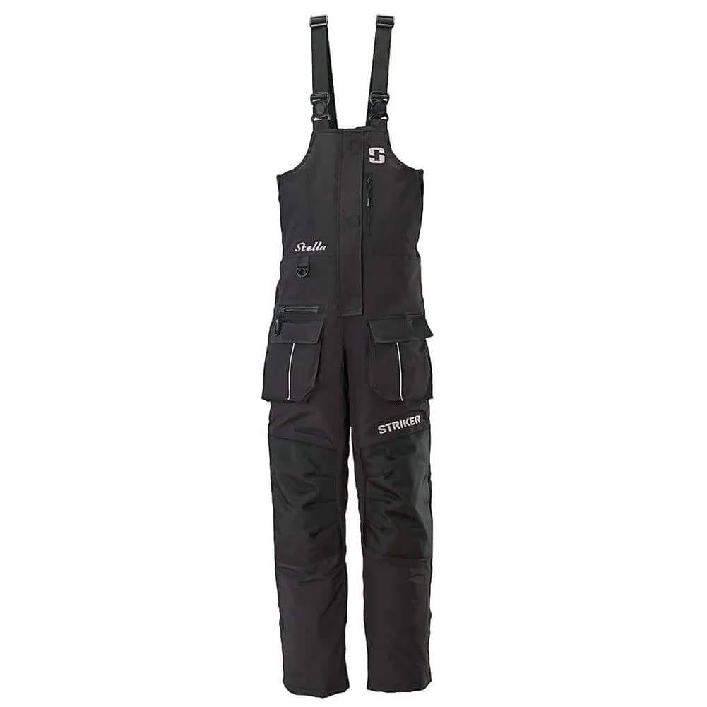 Striker Women's Stella Durable Windproof Water-Resistant Ice Fishing Bibs with Sureflote Flotation Technology - Warm Winter Snow Pants for Ice Fishing, Snowmobiling & Cold Weather Outdoor Activities