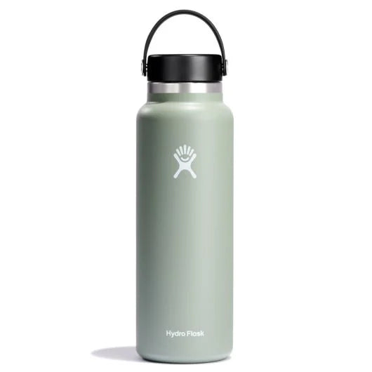 Hydro Flask 40oz Wide Mouth Water Bottle - Vacuum Insulated Stainless Steel, Leak Proof, Keeps Drinks Cold 24Hrs/Hot 12Hrs - Perfect for Hiking, Gym, Camping & Outdoor Activities
