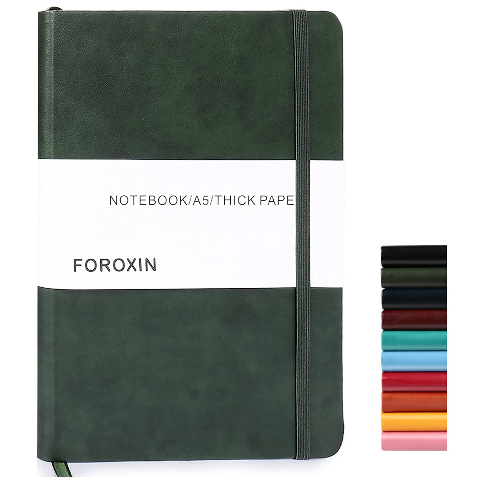 Premium Leather Lined Journal Notebook for Women & Men - 8.3