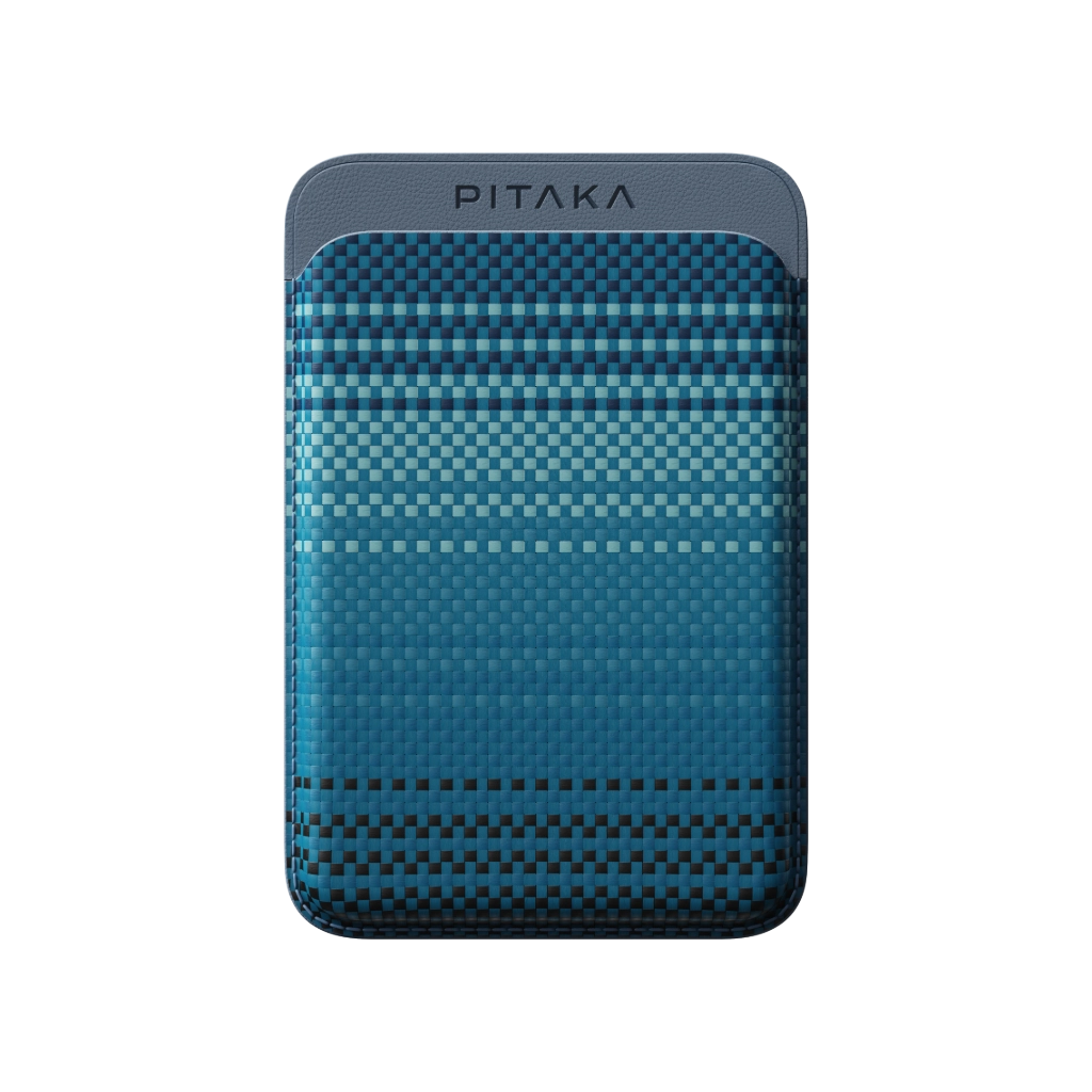 Slim Magnetic Woven Wallet for Men & Women - RFID Blocking Minimalist Front Pocket Wallet - Perfect for Travel, Gym & Everyday Use