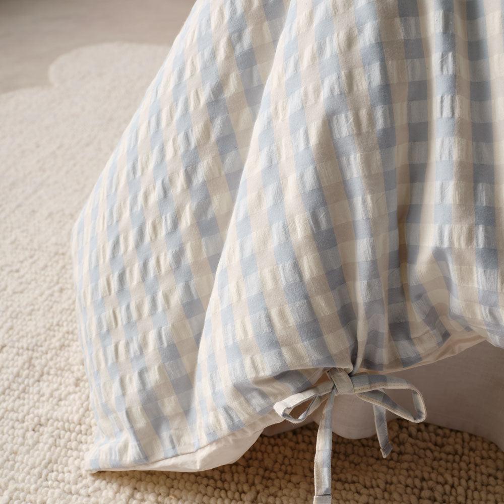 Linen House Ferrara Cornflower Duvet Cover Set - Soft Luxury Bedding for Master & Guest Bedrooms | Perfect for Home Decor & Cozy Sleep