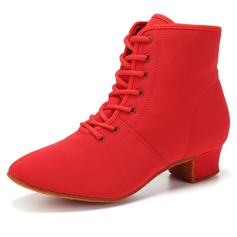 Red-suede Sole-3.5cm Heel