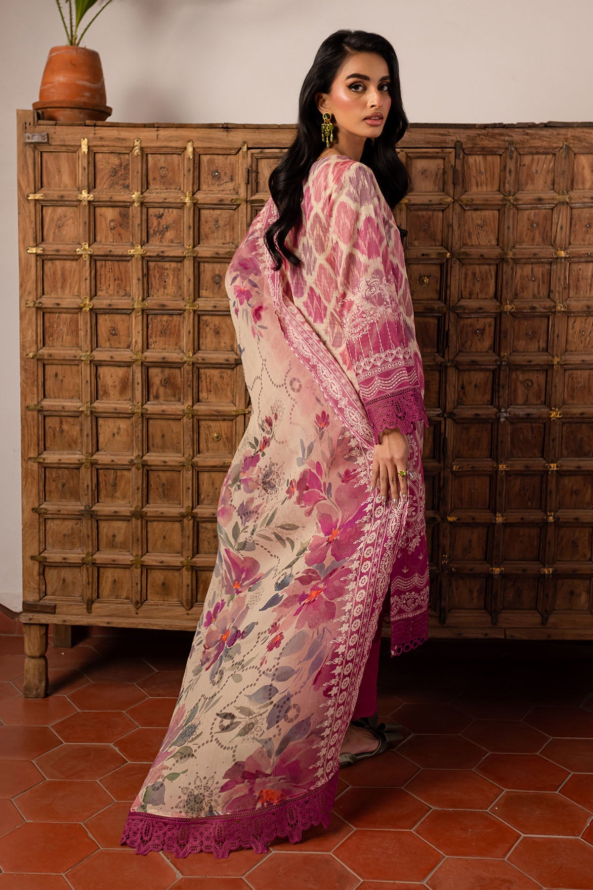 Design 3 Nureh Stitched Signature Prints | Fashionable Women's Handbags & Accessories | Perfect for Work, Travel & Everyday Use