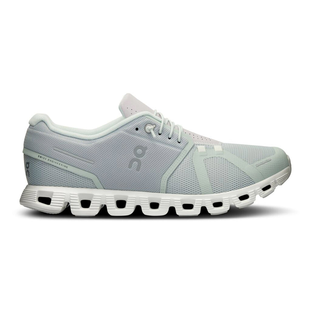 Men's On Cloud 5 Running Shoes - Glacier/Glacier Color - Size 12 D Medium - Lightweight & Breathable for Road Running, Jogging & Gym Workouts