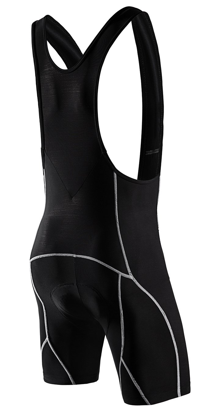 Sponeed Men's Cycling Bib Shorts - Padded, Breathable, UPF 50+ Biker Bibs for Road Racing & Training - Perfect for Long Distance Rides & Indoor Cycling